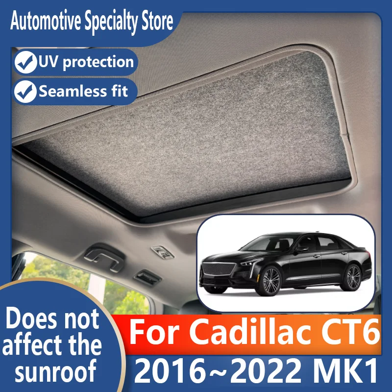 For Cadillac CT6 2016~2022 MK1 Car Panoramic Sunroof Insulation Roof Visor Electrostatic Adsorption Suede Fabric Sun Protection
For Cadillac CT6 2016~2022 MK1 Car Panoramic Sunroof Insulation Roof Visor Electrostatic Adsorption Suede Fabric Sun Protection