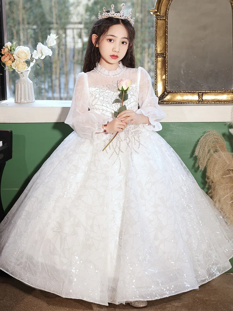 Girls' Dress Light Luxury Minority High-End Children Birthday Princess Dress Ten-Year-Old Girl Flower Girl Wedding Costume for P
Girls' Dress Light Luxury Minority High-End Children Birthday Princess Dress Ten-Year-Old Girl Flower Girl Wedding Costume for P