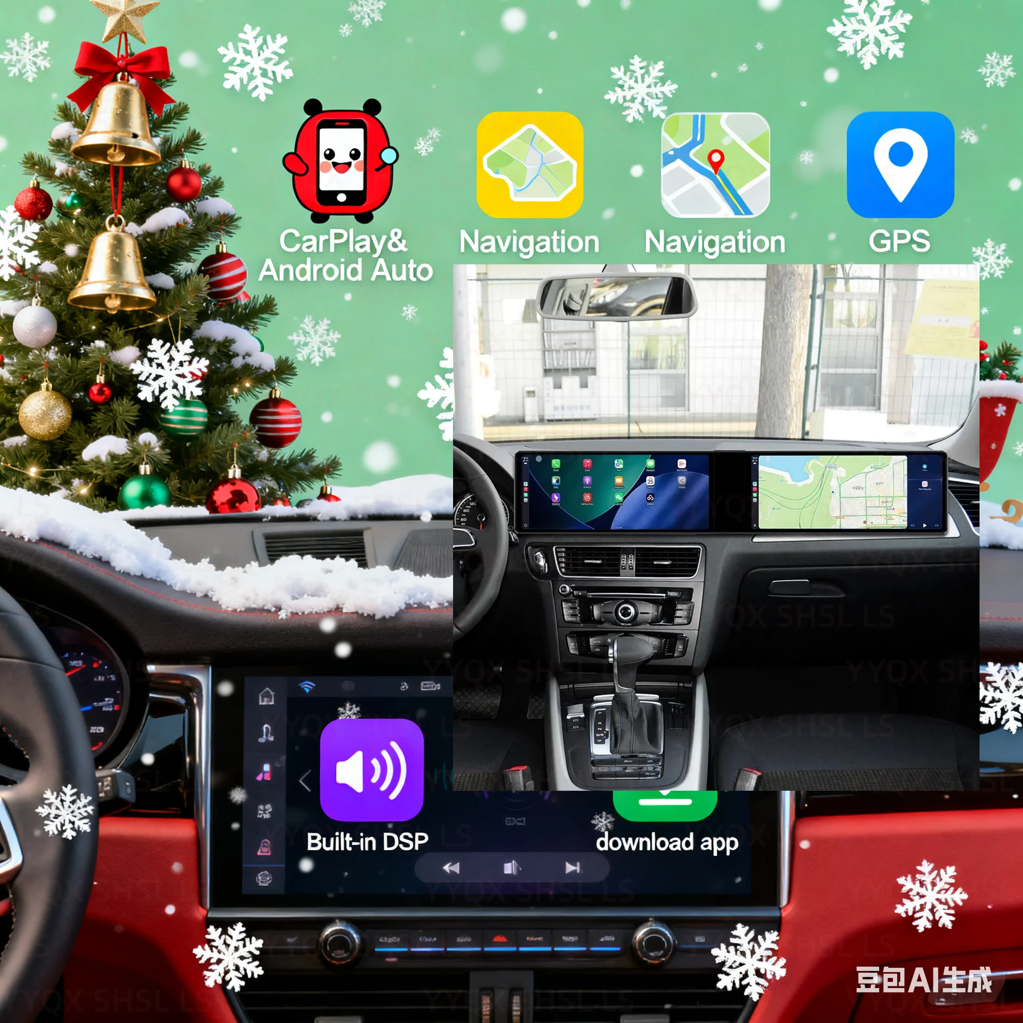 For Audi Q5 2008-2016 Android Auto Carplay Car Radio 24.6" Dual Screen Stereo Multimedia GPS Map Navi Tape Recorder Headunit DSP
For Audi Q5 2008-2016 Android Auto Carplay Car Radio 24.6" Dual Screen Stereo Multimedia GPS Map Navi Tape Recorder Headunit DSP