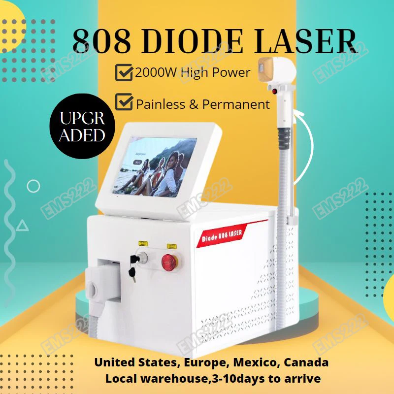 HOT 2000W Ice Platinum 808NM Diode Laser Hair Removal Machine with Cooling Permanent Painless Three Wavelength Epilator HOT
HOT 2000W Ice Platinum 808NM Diode Laser Hair Removal Machine with Cooling Permanent Painless Three Wavelength Epilator HOT