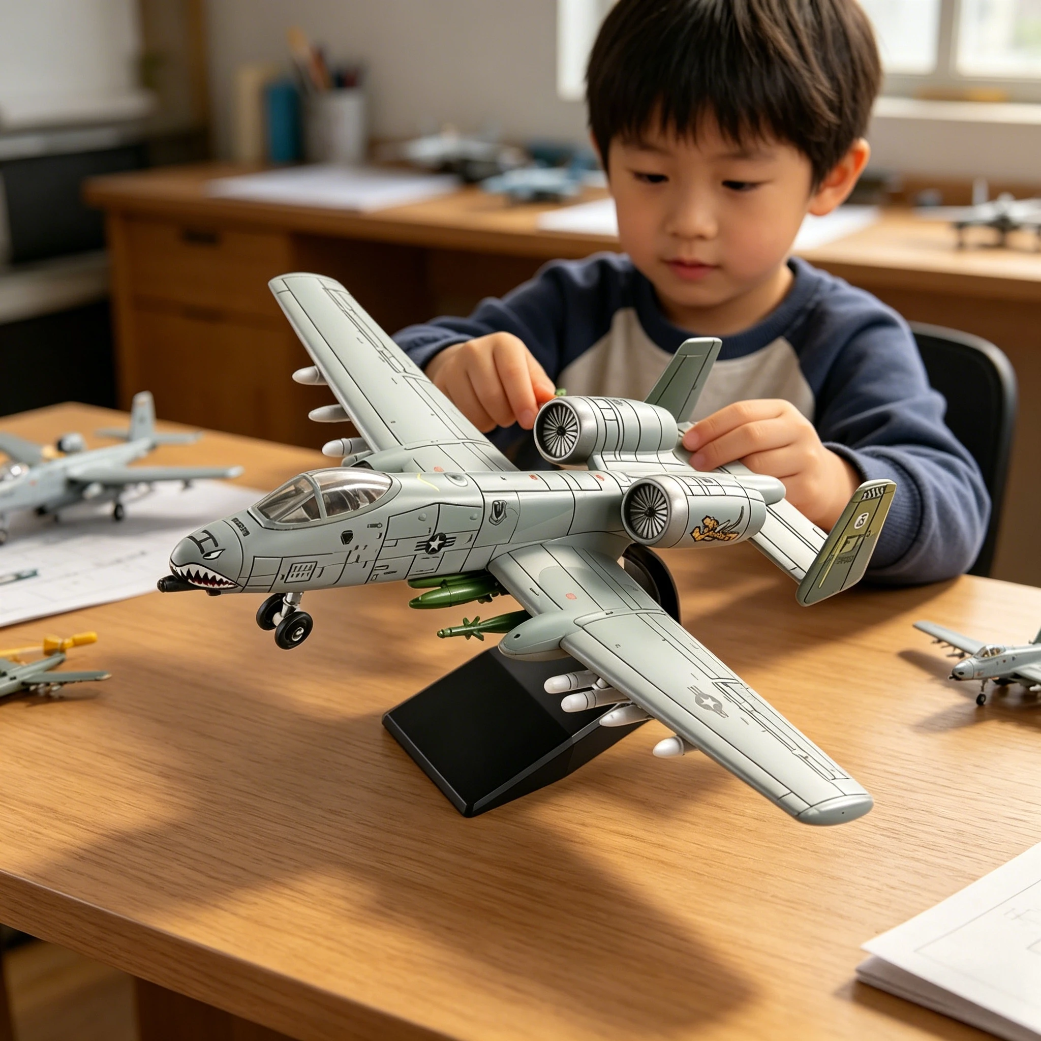 1:72 fighter jet model, military series ornament, with base, suitable for collection and gifting
1:72 fighter jet model, military series ornament, with base, suitable for collection and gifting