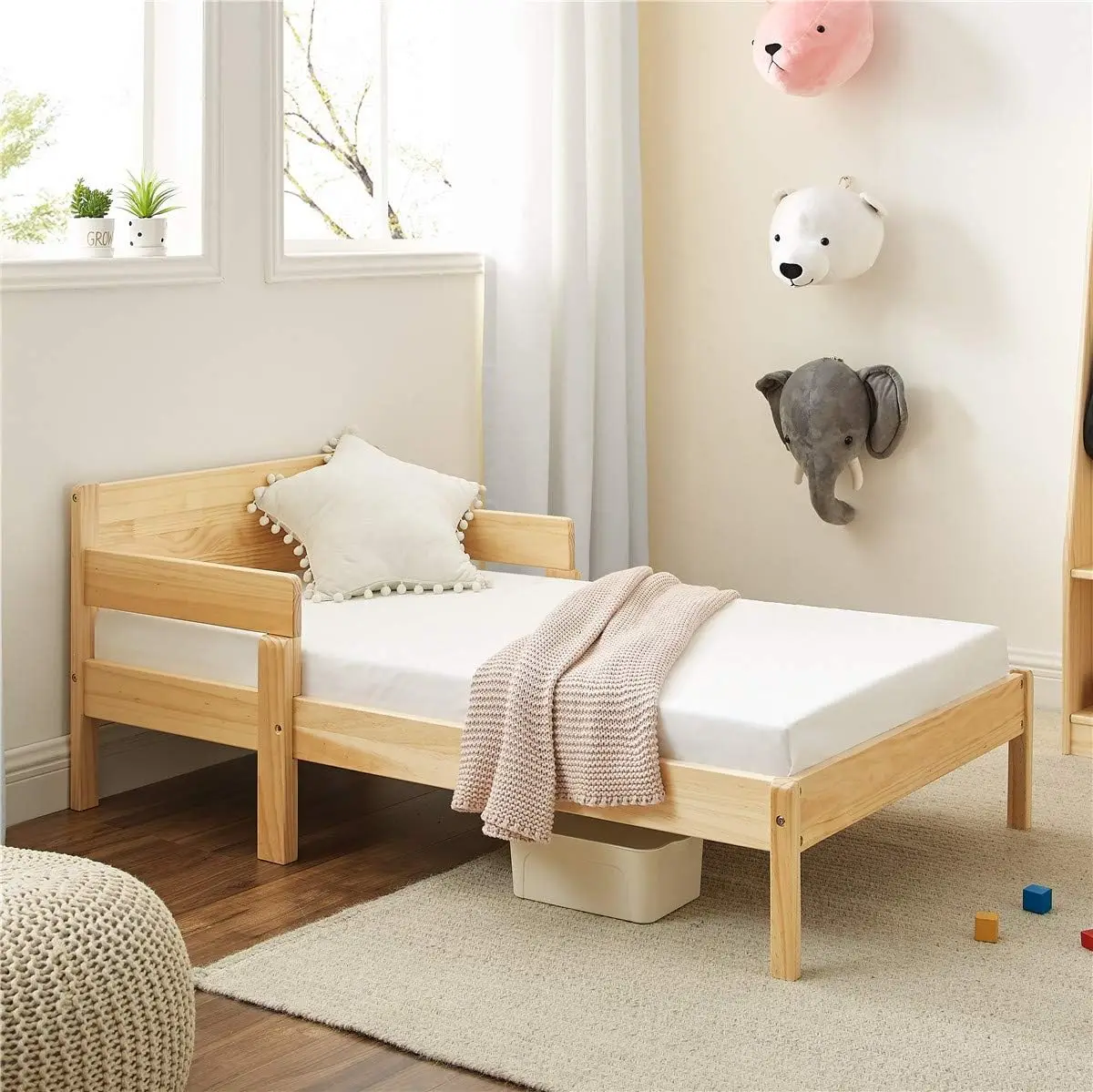 2 in 1 Convertible Bed,Multifunctional Solid Wood Twin Bed 2 Side Guardrails, Bed Frame Convert to one Chair/Sofa, Fits Standard
2 in 1 Convertible Bed,Multifunctional Solid Wood Twin Bed 2 Side Guardrails, Bed Frame Convert to one Chair/Sofa, Fits Standard