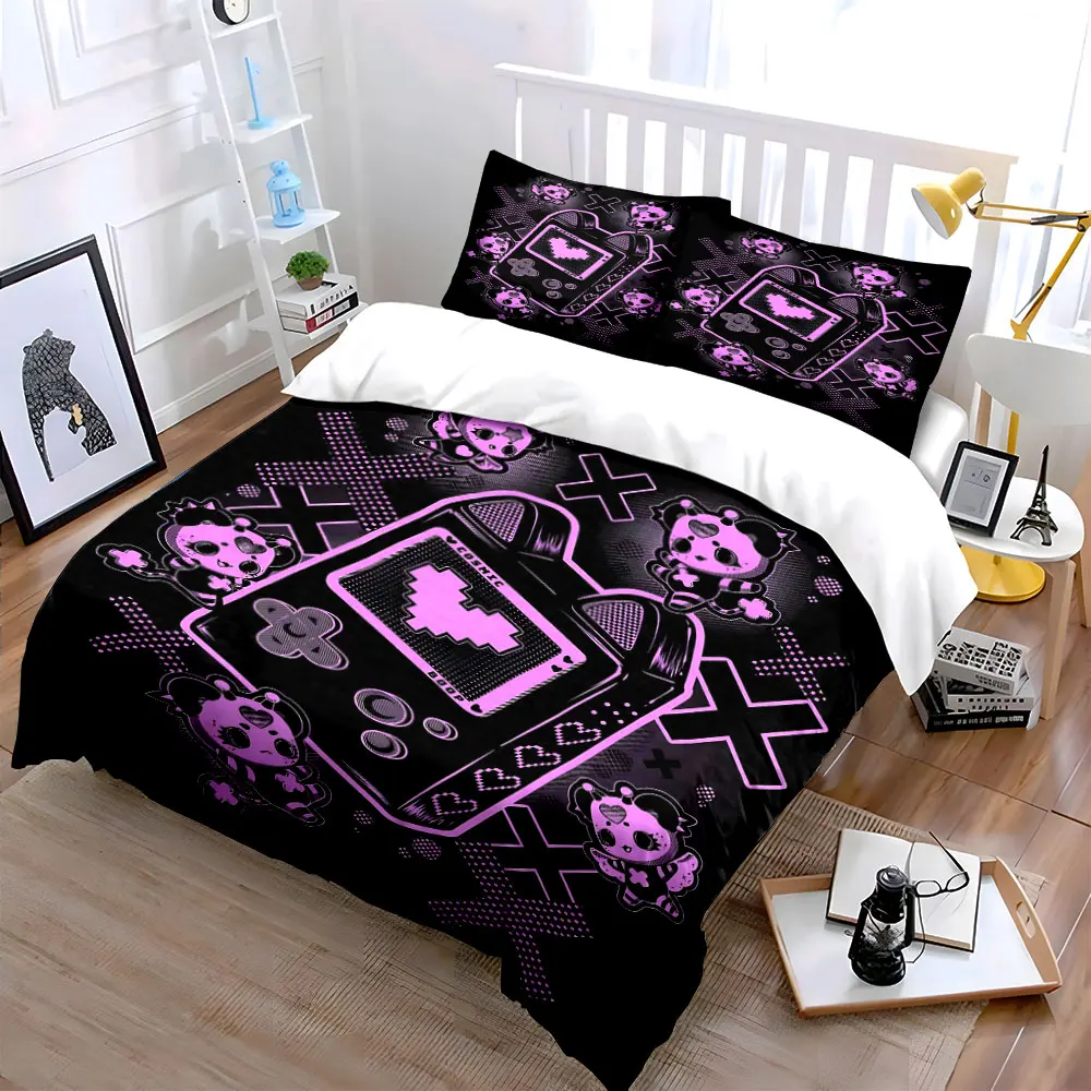 "Retro Game-Themed Three-Piece Set" Soft Skin-Friendly Bedding Set Includes 1 Duvet Cover And 2 Pillowcase, Gift
"Retro Game-Themed Three-Piece Set" Soft Skin-Friendly Bedding Set Includes 1 Duvet Cover And 2 Pillowcase, Gift