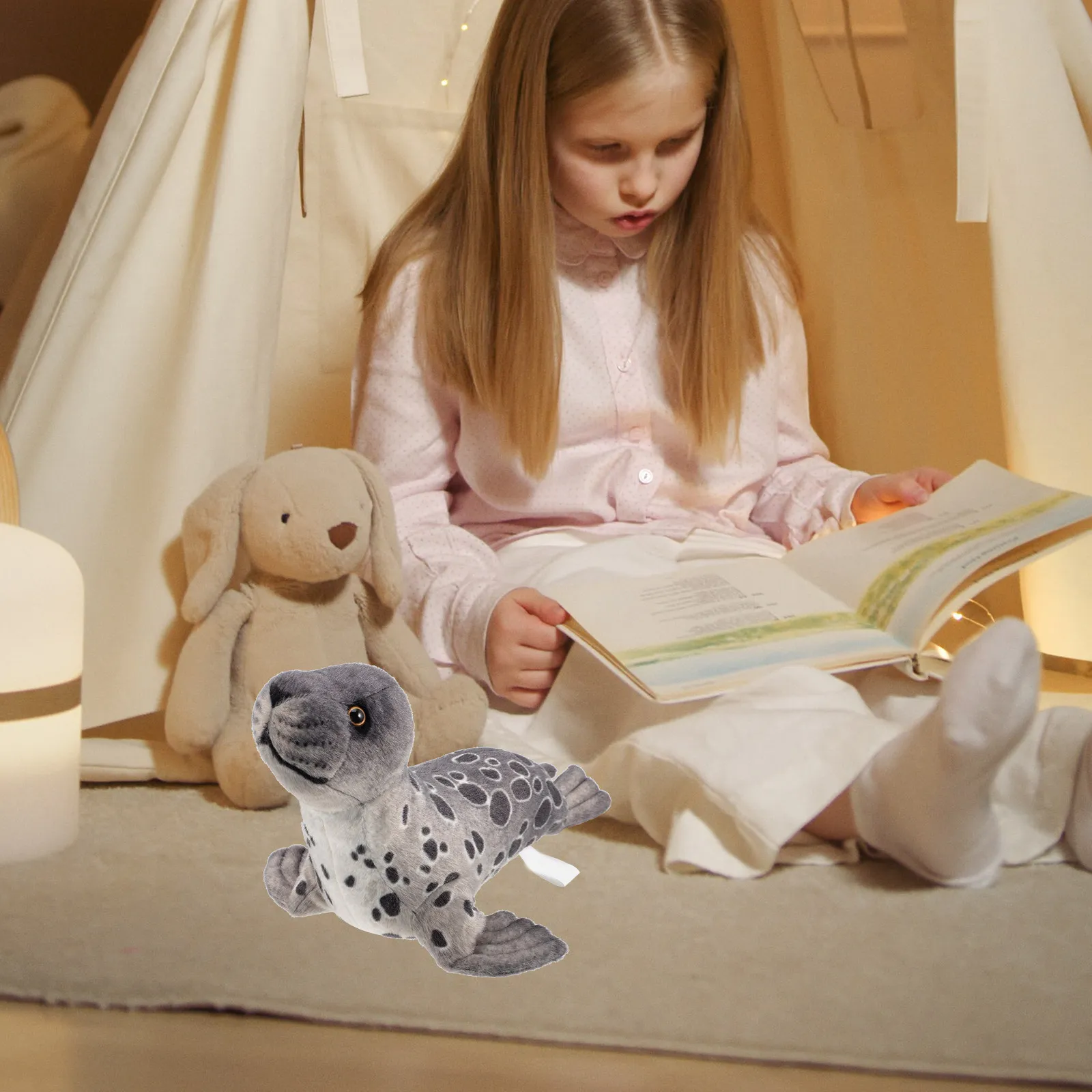 Cute Cartoon Seal Stuffed Animal Pillow Soft Skin Friendly Texture Lifelike Shape Cozy Decor for Bedroom Sofa Car Kids Gift
Cute Cartoon Seal Stuffed Animal Pillow Soft Skin Friendly Texture Lifelike Shape Cozy Decor for Bedroom Sofa Car Kids Gift