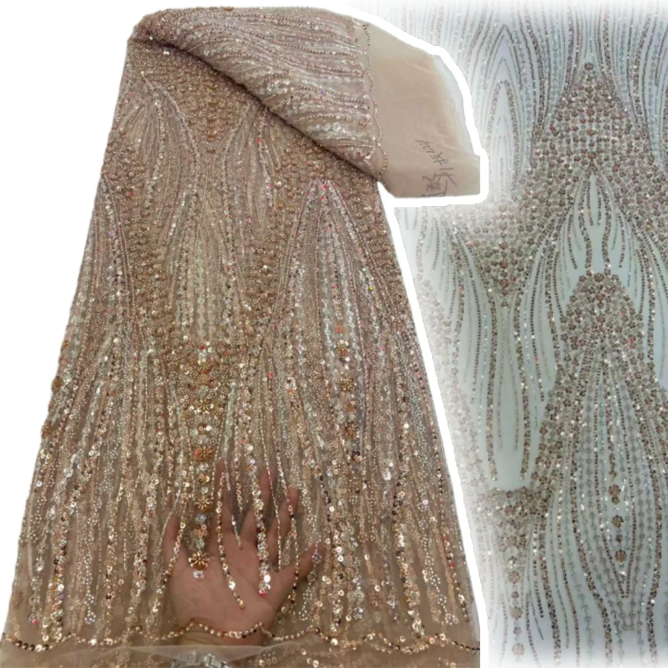 Высококачественная французская кружевная ткань с пайетками и вышивкой, идеальная роскошная африканская ткань с бисером для пошива вечерних платьев 2026 (2186)
Высококачественная французская кружевная ткань с пайетками и вышивкой, идеальная роскошная африканская ткань с бисером для пошива вечерних платьев 2026 (2186)