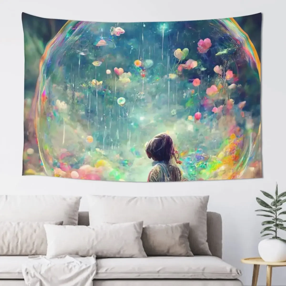 Bubble Girl Dreamer Rainbow Abstract Art Print Tapestry Home Decoration Accessories Wall Hanging Decor Tapestry
Bubble Girl Dreamer Rainbow Abstract Art Print Tapestry Home Decoration Accessories Wall Hanging Decor Tapestry