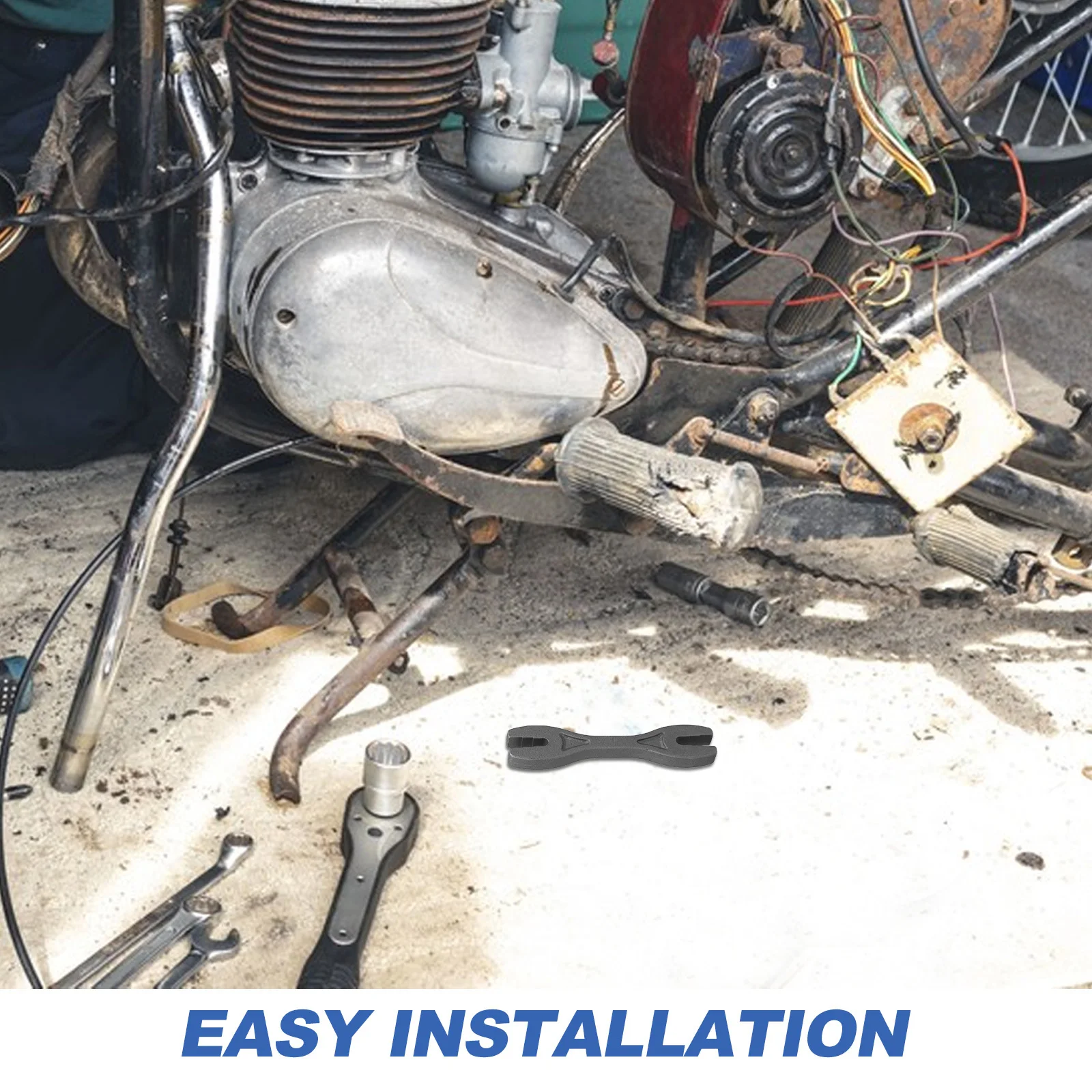 Six-In-One Motorcycle Repair Tool Spoke Spanner Tensioner Adjuster For Bike Dirt Mountain Racing Motorcycles
Six-In-One Motorcycle Repair Tool Spoke Spanner Tensioner Adjuster For Bike Dirt Mountain Racing Motorcycles