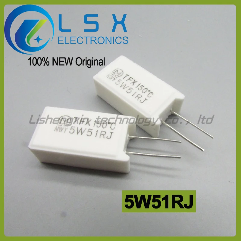 10pcs TFX 5W 51R 150 ℃ 5% 5W51RJ vertical ceramic resistor with temperature cement resistor copper feet
10pcs TFX 5W 51R 150 ℃ 5% 5W51RJ vertical ceramic resistor with temperature cement resistor copper feet