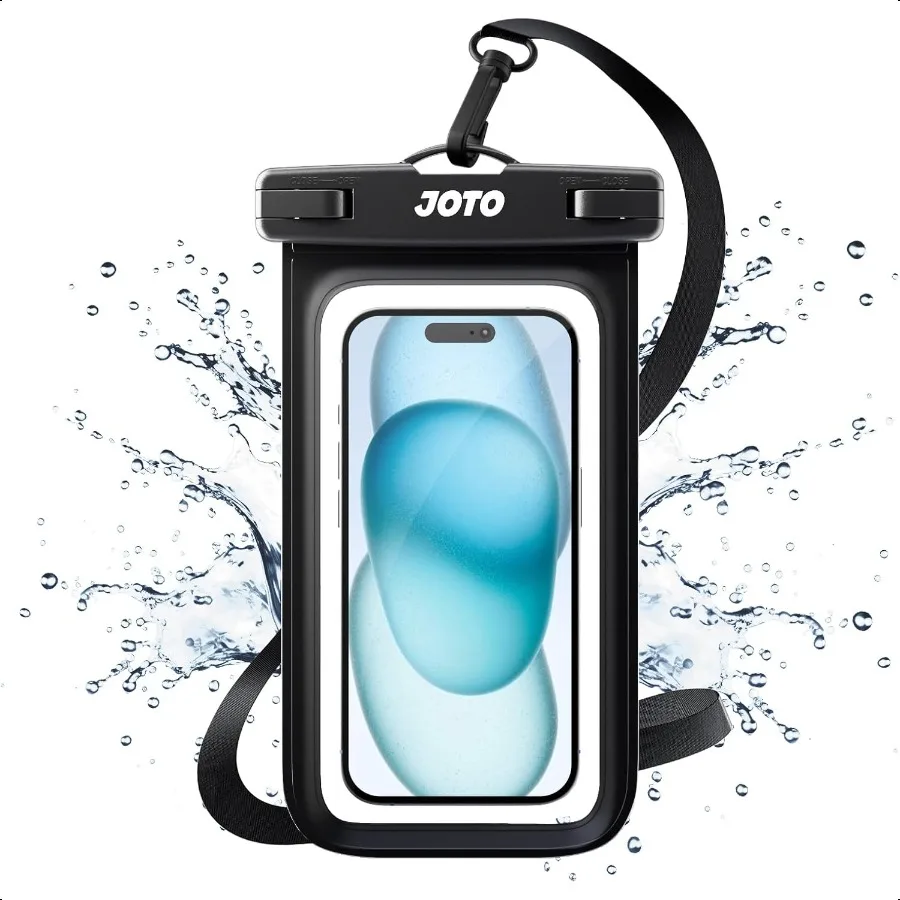 JOTO Universal Waterproof Phone Case for iPhone 16 15 14 13 Plus Pro Max IPX8 Cellphone Dry Bag 12 11 Pro Max XR X 8 7 6S Plus
JOTO Universal Waterproof Phone Case for iPhone 16 15 14 13 Plus Pro Max IPX8 Cellphone Dry Bag 12 11 Pro Max XR X 8 7 6S Plus