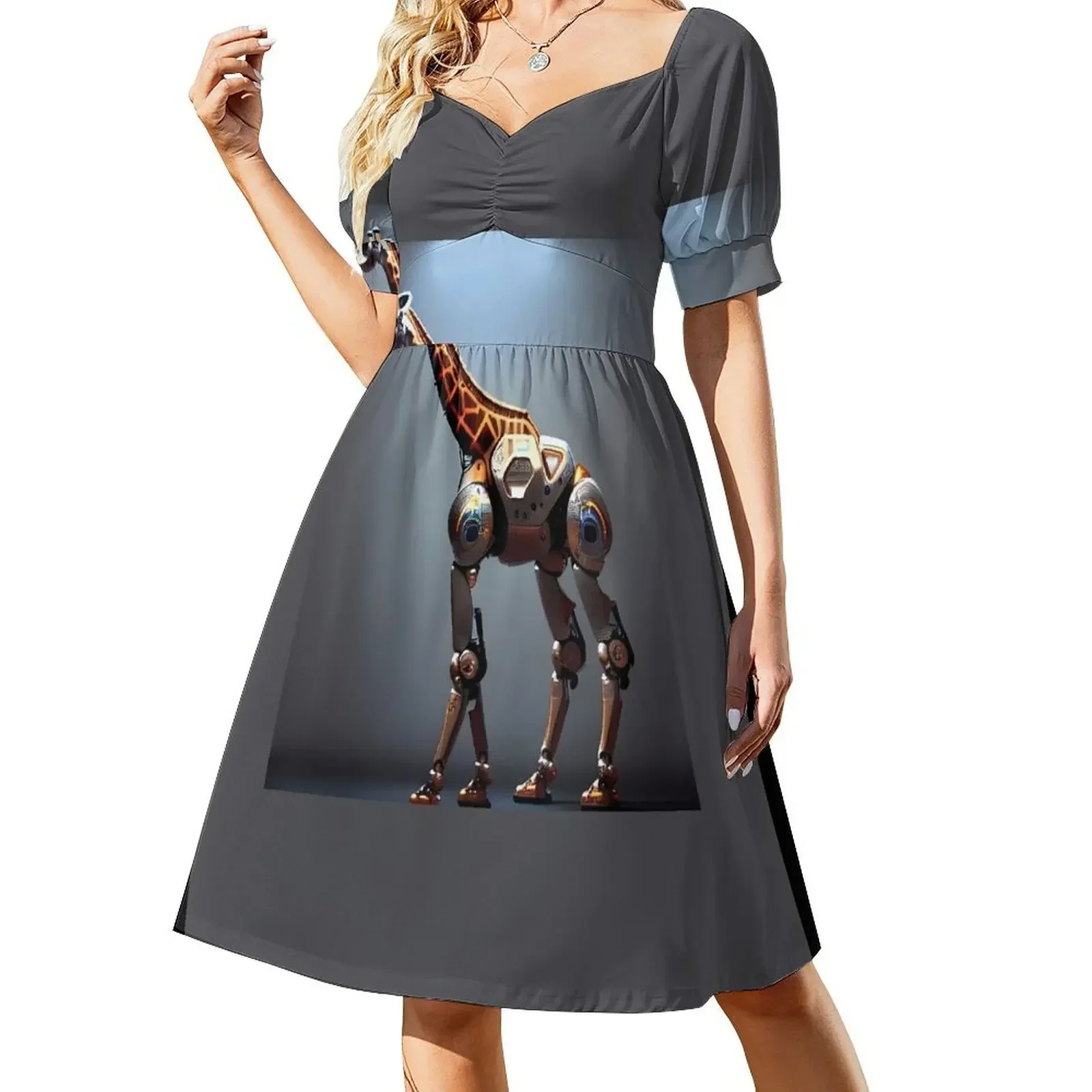 CyberGiraffe Short-Sleeved Dress dress for women 2025 evening dress woman Elegant gowns long dresses for women
CyberGiraffe Short-Sleeved Dress dress for women 2025 evening dress woman Elegant gowns long dresses for women