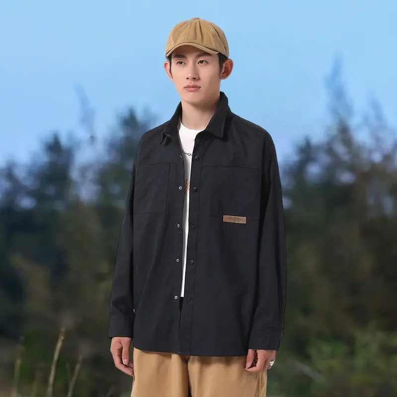 Spring 2026 Men's Long Sve Cotton irt Loose Fit Outdoor Casual Faionable Versatile Street Sle Pure Color Top
Spring 2026 Men's Long Sve Cotton irt Loose Fit Outdoor Casual Faionable Versatile Street Sle Pure Color Top
