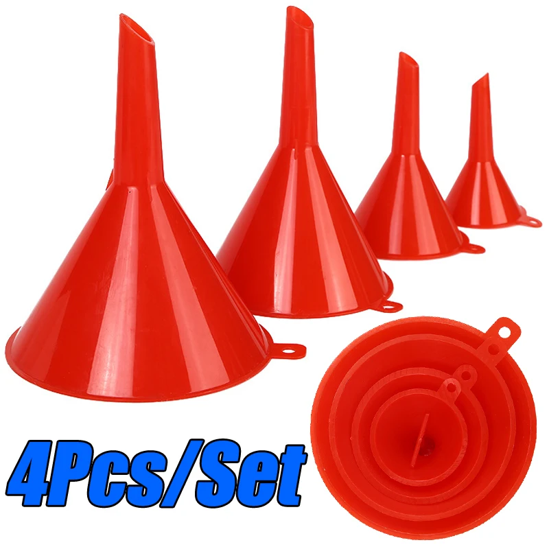 4Pcs/set Anti-splash Car Refueling Funnels Versatile Cars Plastic Funnels Motorcycle Refueling Tools 50-115mm Auto Accessories
4Pcs/set Anti-splash Car Refueling Funnels Versatile Cars Plastic Funnels Motorcycle Refueling Tools 50-115mm Auto Accessories