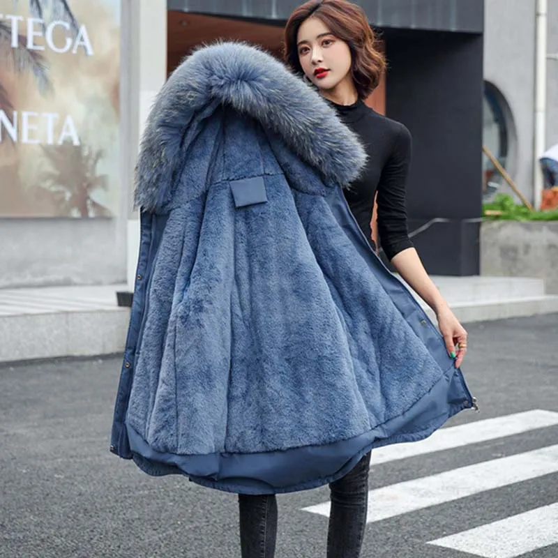 2023 New Winter Jacket Women Parka Mid Long Coat Wool Liner Hooded Parkas Slim With Fur Collar Warm Snow Wear Cotton Clothes
2023 New Winter Jacket Women Parka Mid Long Coat Wool Liner Hooded Parkas Slim With Fur Collar Warm Snow Wear Cotton Clothes