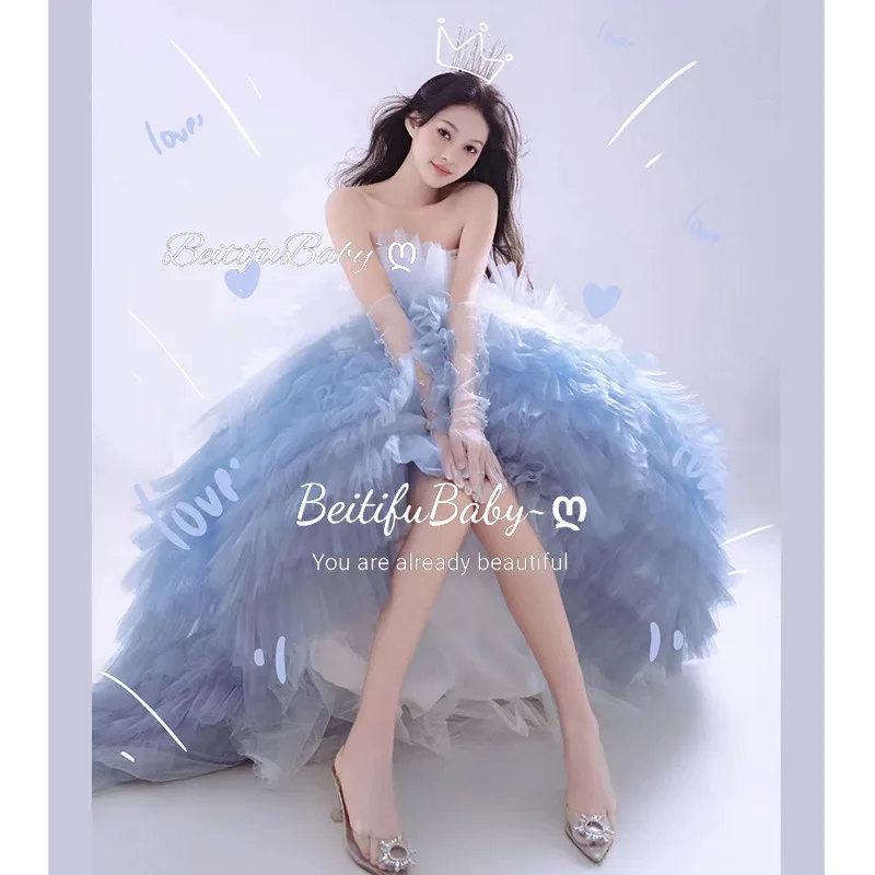 BeitifuBaby Princess Style Evening Dresses for Women Fashion Lace Tiered Skirts Strapless Banquet Ball Gown Women's Party Dress
BeitifuBaby Princess Style Evening Dresses for Women Fashion Lace Tiered Skirts Strapless Banquet Ball Gown Women's Party Dress