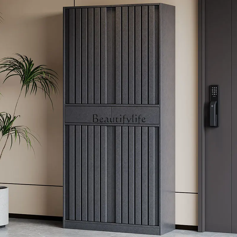 03 Solid wood household entrance corridor with large-capacity entrance integrated against the wall multi-layer locker
03 Solid wood household entrance corridor with large-capacity entrance integrated against the wall multi-layer locker