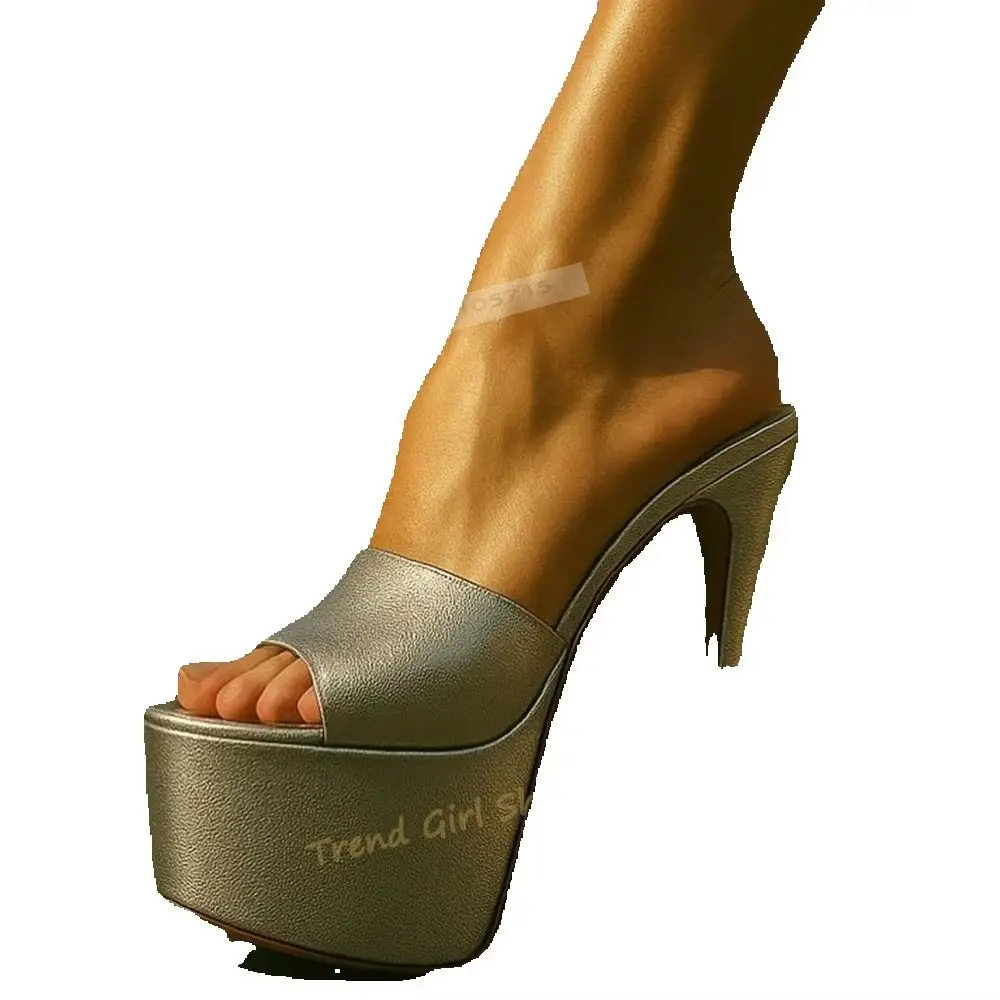 New Style Platform Muller Sandals Thin High Heels Solid Open Toe Summer Slip On Women Shoes Ankle Designer Sandals Fashion Party
New Style Platform Muller Sandals Thin High Heels Solid Open Toe Summer Slip On Women Shoes Ankle Designer Sandals Fashion Party