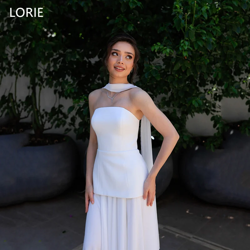 LORIE Beach Wedding Dress Straight Strapless Exquisite Pure Bridal Gown for Wedding Party Floor-Length Bride Gowns Customized
LORIE Beach Wedding Dress Straight Strapless Exquisite Pure Bridal Gown for Wedding Party Floor-Length Bride Gowns Customized