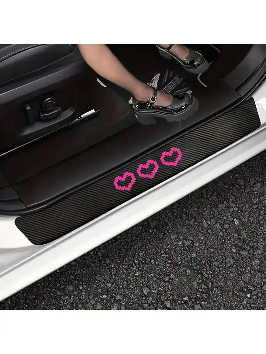 4pcs Love Heart Car Door Sill Protectors Waterproof Scratch Resistant Adhesive Trim
4pcs Love Heart Car Door Sill Protectors Waterproof Scratch Resistant Adhesive Trim