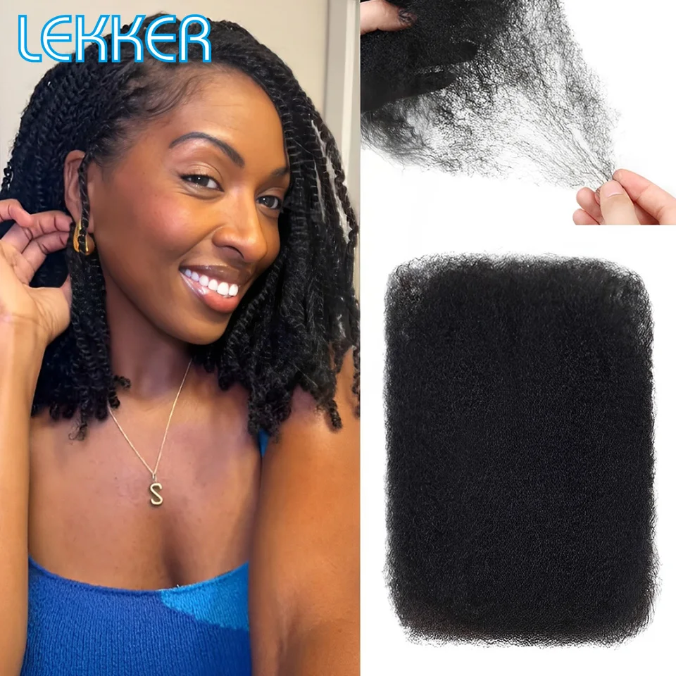 Lekker Black Braiding Extensions Afro Kinky Bulk Wave 100% Human Hair Brazilian Remy qvr Hair 1 Bundle 50g/pc no Weft Crochet
Lekker Black Braiding Extensions Afro Kinky Bulk Wave 100% Human Hair Brazilian Remy qvr Hair 1 Bundle 50g/pc no Weft Crochet