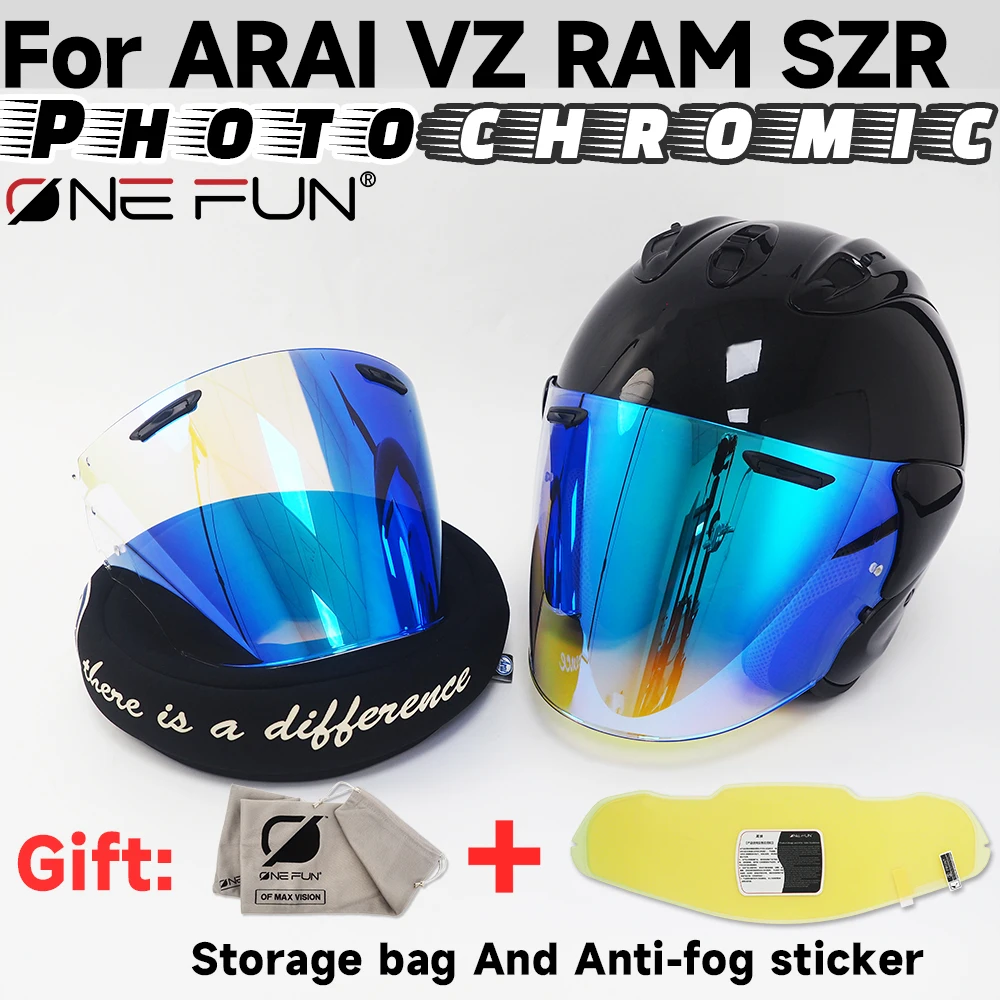 Photochromic Visor for Ar and ai VZ RAM SZR Helmet Visor Replacement,Motorcycle Helmet Face Shield Windshield Lens
Photochromic Visor for Ar and ai VZ RAM SZR Helmet Visor Replacement,Motorcycle Helmet Face Shield Windshield Lens