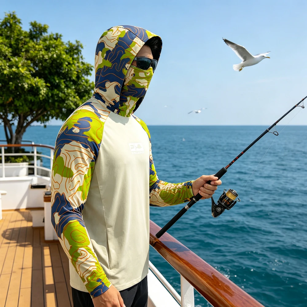 Summer Long Sleeve Fishing Shirts Fishing Hoodies Sun Block Quick Dry Fishing Wear Breathable Outdoor Clothing for Fishing
Summer Long Sleeve Fishing Shirts Fishing Hoodies Sun Block Quick Dry Fishing Wear Breathable Outdoor Clothing for Fishing
