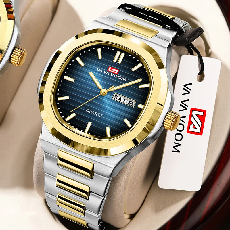Luxury Brand Square Watch Men Business Luminous Waterproof Male Clock New Stainless Steel Calendar Week Mens Quartz Wristwatches
Luxury Brand Square Watch Men Business Luminous Waterproof Male Clock New Stainless Steel Calendar Week Mens Quartz Wristwatches