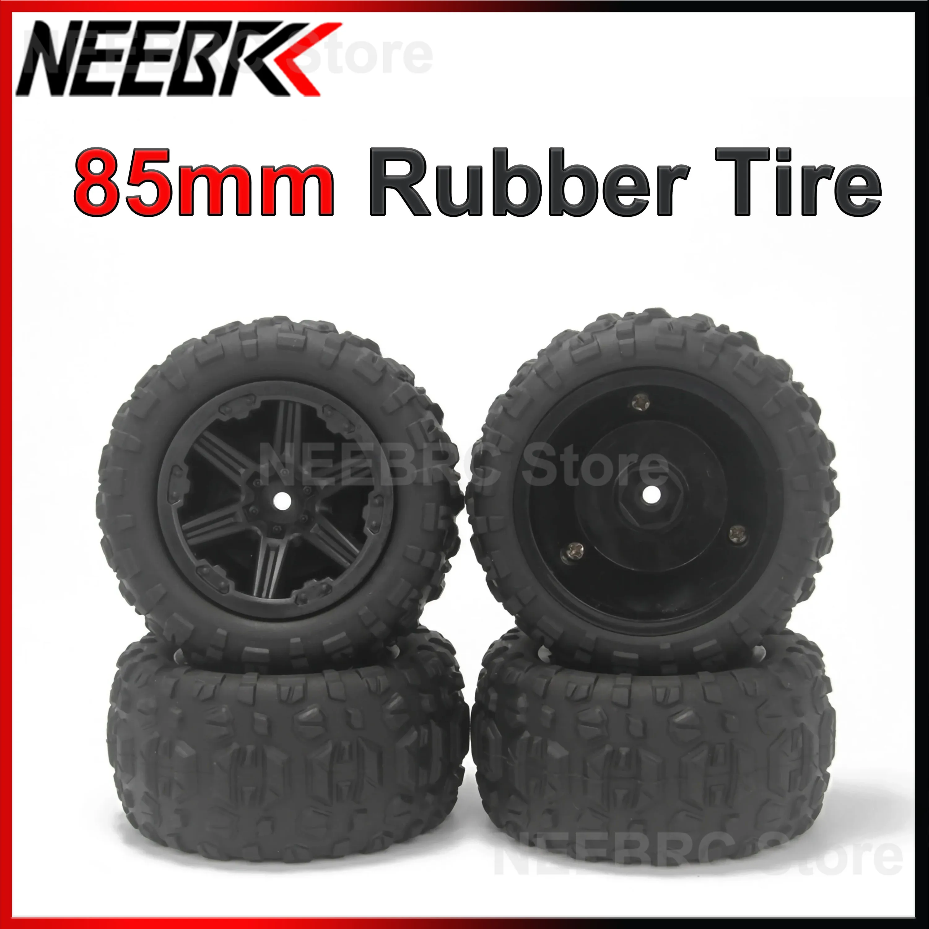 4PCS 85mm Rubber Tire Wheel Rim Tyre Hub 12mm Hex Desert Tire for 1/14 RC Car Monster Truck 4WD HS HS14431 HS14422 HS14421 Parts
4PCS 85mm Rubber Tire Wheel Rim Tyre Hub 12mm Hex Desert Tire for 1/14 RC Car Monster Truck 4WD HS HS14431 HS14422 HS14421 Parts