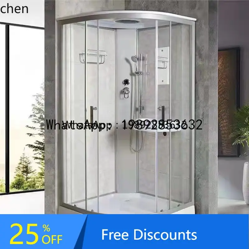 X1 integral shower room closed household pulley glass fan partition bath room
X1 integral shower room closed household pulley glass fan partition bath room
