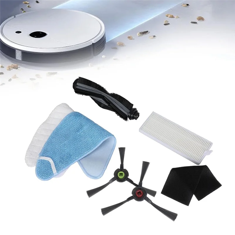 TCF-Replacement Main Side Brush Rag Dust Bag Cleaner Parts 6 Pcs For Yeedi K650 Self Emptying Robot Vacuum
TCF-Replacement Main Side Brush Rag Dust Bag Cleaner Parts 6 Pcs For Yeedi K650 Self Emptying Robot Vacuum