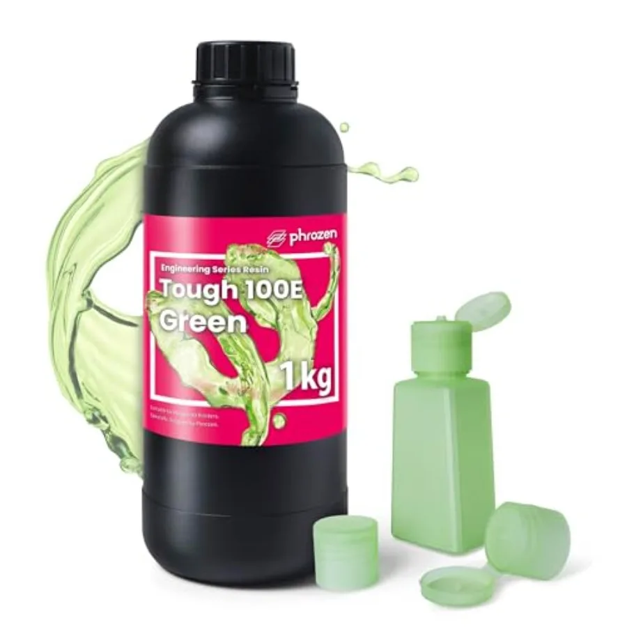 Engineering resin for 3D printing: Tough 100E 405nm UV-curing high-precision tough flexible elastic impact-resistant 1kg
Engineering resin for 3D printing: Tough 100E 405nm UV-curing high-precision tough flexible elastic impact-resistant 1kg