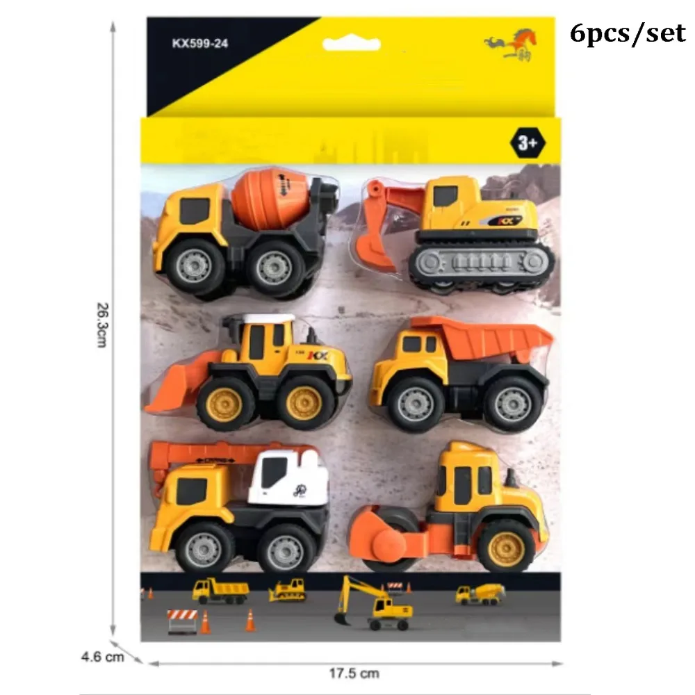 4/6pcs New Mini Simulation Diecast Crane Car Alloy 2 Styles Excavator Inertial Truck Classic Construction Model Sliding Boy Gift
4/6pcs New Mini Simulation Diecast Crane Car Alloy 2 Styles Excavator Inertial Truck Classic Construction Model Sliding Boy Gift