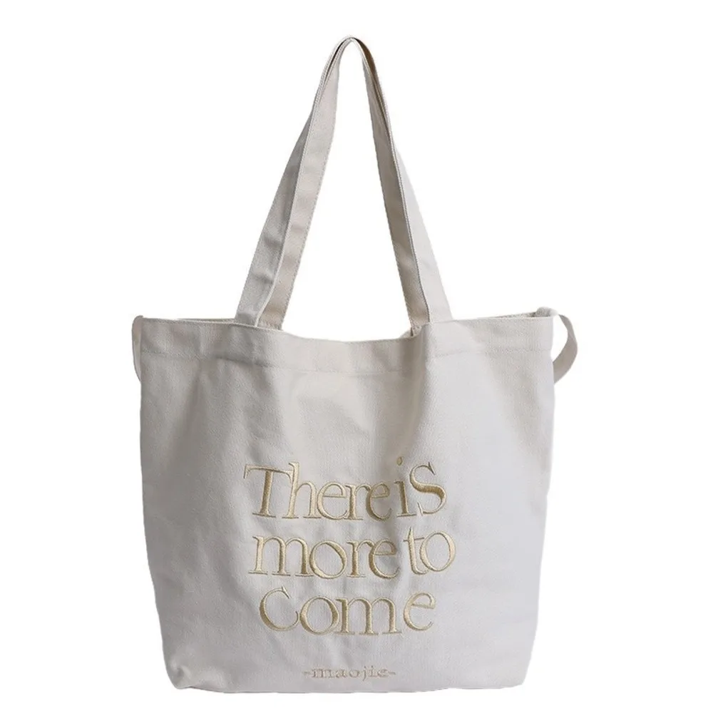 Korean Solid Color Canvas Totes Bag Casual Large Capacity Letters Shoulder Bag College Student Versatile Women's Handbag Female
Korean Solid Color Canvas Totes Bag Casual Large Capacity Letters Shoulder Bag College Student Versatile Women's Handbag Female