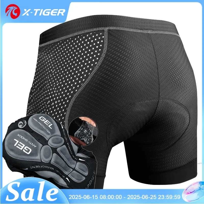 X-TIGER Bicycle Underwear Men's Padded Bike Shorts Cycling Underwear 5D Padding MTB Liner Shorts with Anti-Slip Leg Grips
X-TIGER Bicycle Underwear Men's Padded Bike Shorts Cycling Underwear 5D Padding MTB Liner Shorts with Anti-Slip Leg Grips