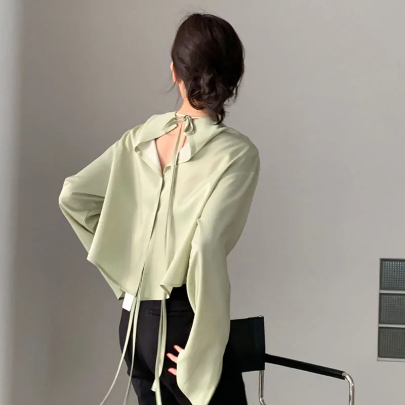 Vintage Chic Women's Long Sve Bubble Sve irt Ba Strap Design White Simple Sle Korean Commute round Ne Loose Fit
Vintage Chic Women's Long Sve Bubble Sve irt Ba Strap Design White Simple Sle Korean Commute round Ne Loose Fit