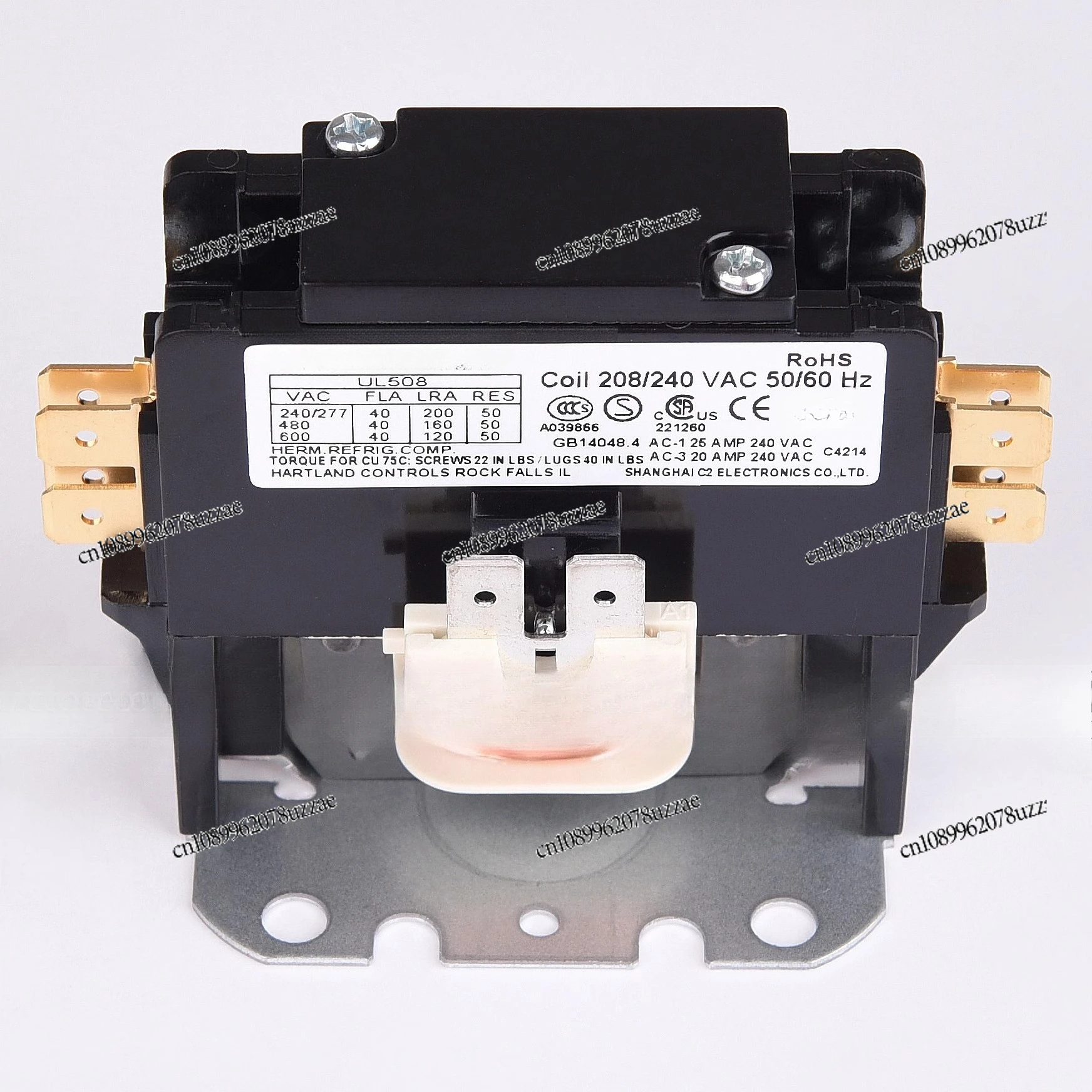 220V 40A High Load, Single Phase HCC-1NU04AA AC Contactor 
220V 40A High Load, Single Phase HCC-1NU04AA AC Contactor