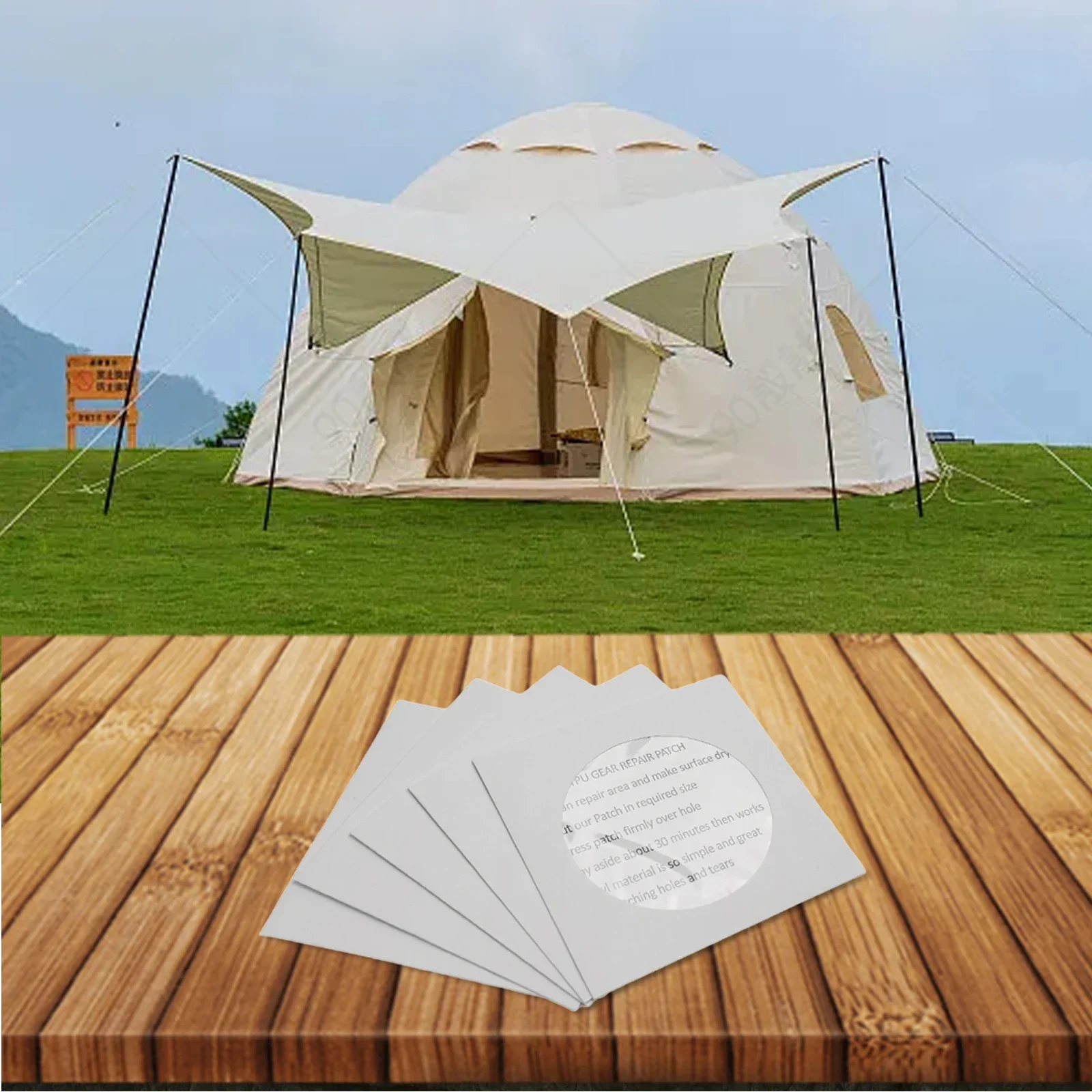 5 Pcs Outdoor Tent Repair Tape Patch Waterproof Self Practical Adhesive Nylon Sticker Cloth Inflatable Tent Repair Patch
5 Pcs Outdoor Tent Repair Tape Patch Waterproof Self Practical Adhesive Nylon Sticker Cloth Inflatable Tent Repair Patch