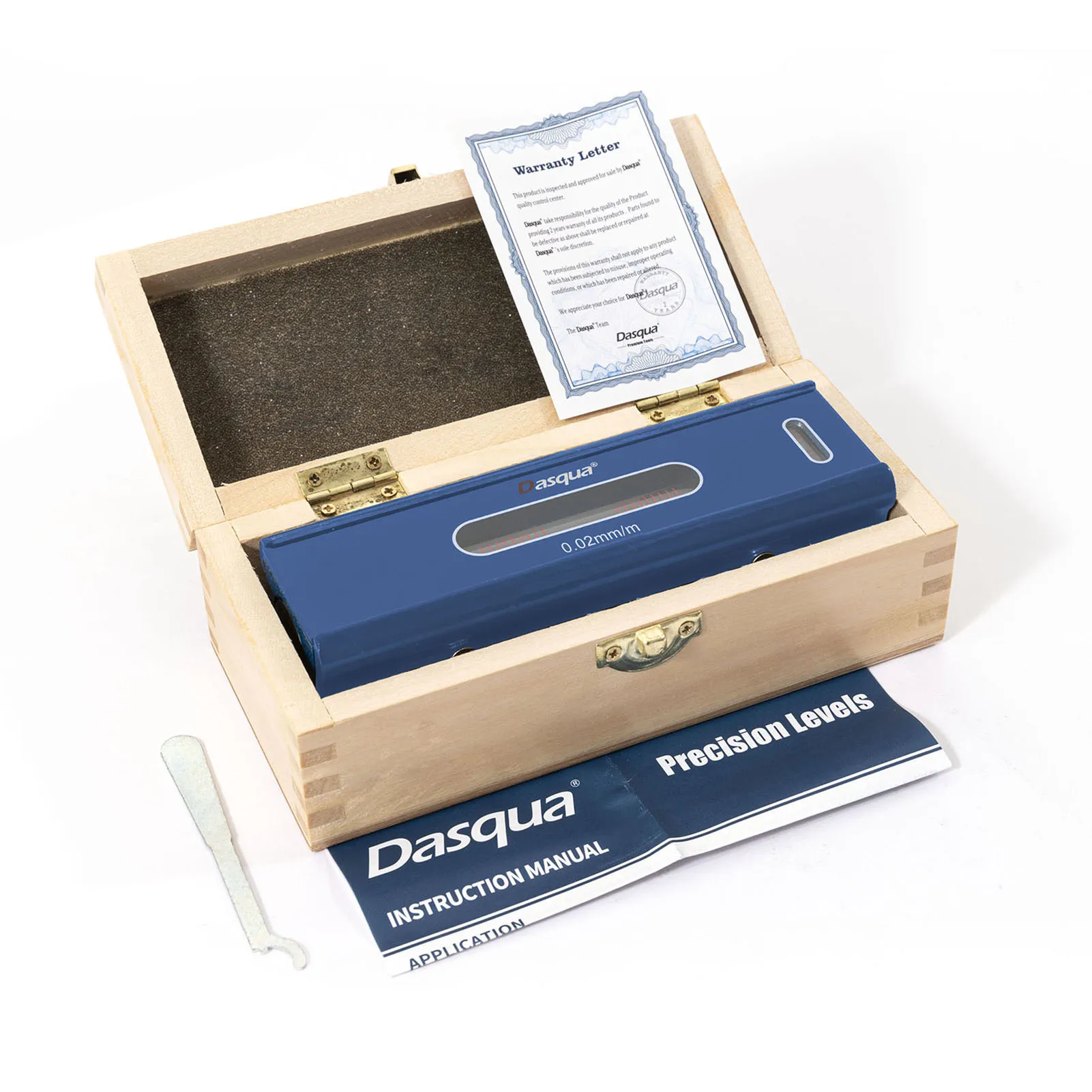 Dasqua 150mm Master Precision Level With Wooden Handle 0.003mm Flatness
Dasqua 150mm Master Precision Level With Wooden Handle 0.003mm Flatness