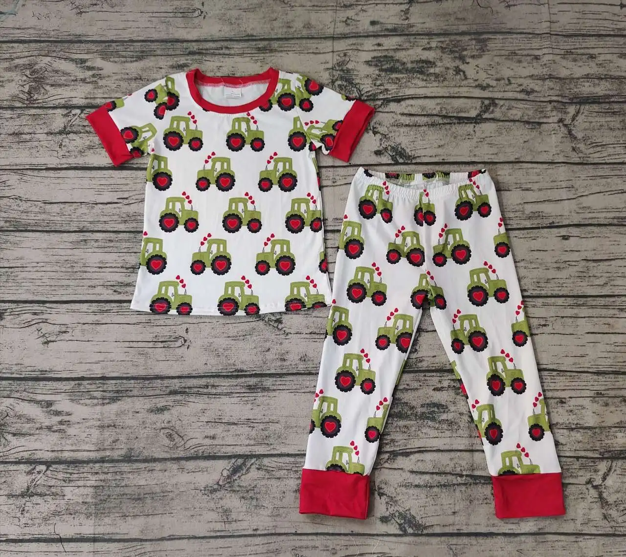 Pre-Sale Wholesale Boys Sand Girls Summer Short-Sleeved Trousers Suit With Pattern Printing And Color Matching
Pre-Sale Wholesale Boys Sand Girls Summer Short-Sleeved Trousers Suit With Pattern Printing And Color Matching