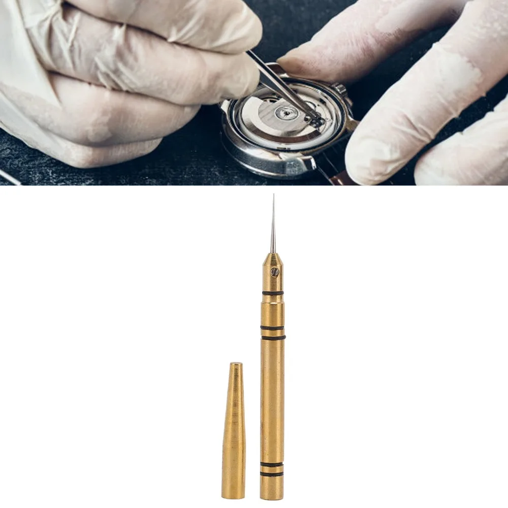 4pcs Brass Watch Lubricant Oiler 2 Replacement Pins Precision Oiler Watch Oiler Pen Professional Lubricant Oiler Protective Case
4pcs Brass Watch Lubricant Oiler 2 Replacement Pins Precision Oiler Watch Oiler Pen Professional Lubricant Oiler Protective Case