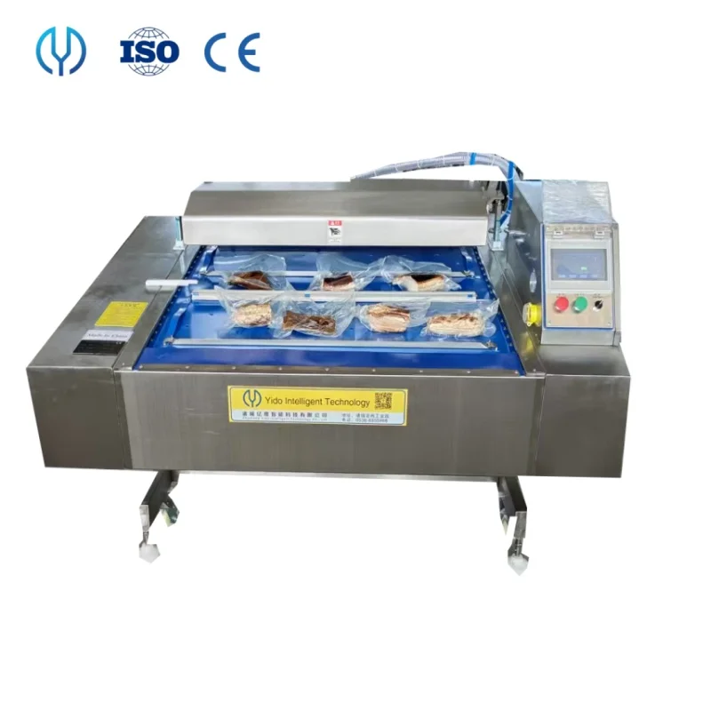 DZ-1100 Large Rotating Food Bags Continuous /Rolling Vacuum Packing Machine
DZ-1100 Large Rotating Food Bags Continuous /Rolling Vacuum Packing Machine