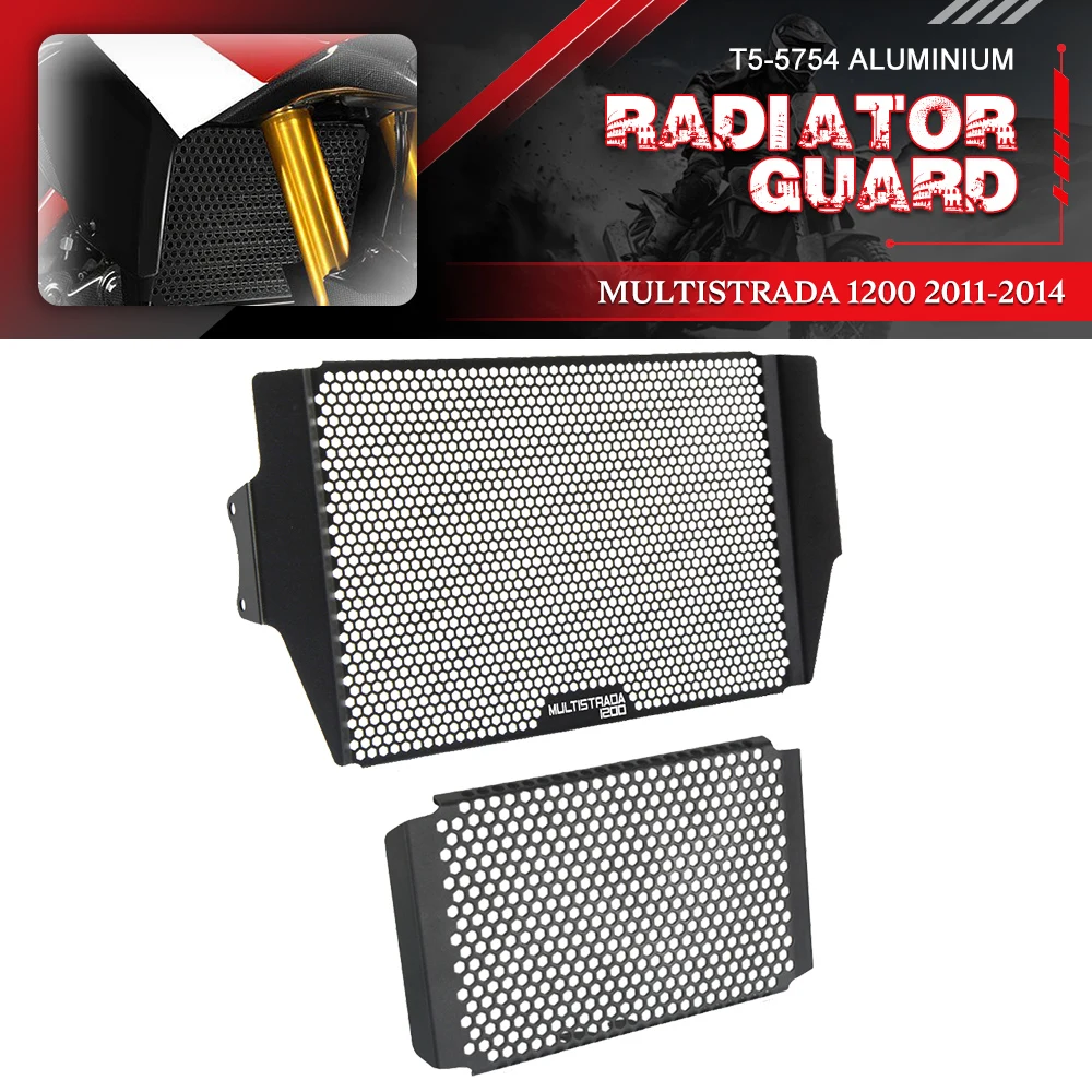 Motorcycle Radiator Guard Grille Cover FOR Ducati Multistrada 1200 S Touring Granturismo Pikes Peak Oil Cooler Guard 2012-2014
Motorcycle Radiator Guard Grille Cover FOR Ducati Multistrada 1200 S Touring Granturismo Pikes Peak Oil Cooler Guard 2012-2014