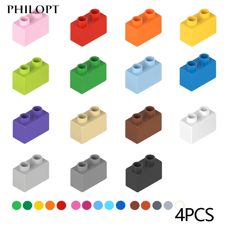 4pcs DIY Large Building Block Brick 1X2 Bricks Big Size Assembled Accessories Bulk Part Educational Children Toy
4pcs DIY Large Building Block Brick 1X2 Bricks Big Size Assembled Accessories Bulk Part Educational Children Toy