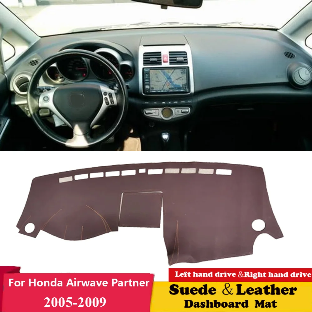 Для Honda Airwave Partner GJ1 2005 2006-2009 замшевый кожаный коврик для приборной панели аксессуары для стайлинга автомобиля
Для Honda Airwave Partner GJ1 2005 2006-2009 замшевый кожаный коврик для приборной панели аксессуары для стайлинга автомобиля