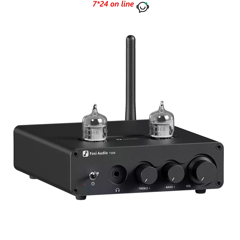 Fosi Audio T20X 100W Bluetooth Vacuum Tube Amplifier Stereo Power Amp TPA3221 Headphone Amplifier For Home Theater Speakers
Fosi Audio T20X 100W Bluetooth Vacuum Tube Amplifier Stereo Power Amp TPA3221 Headphone Amplifier For Home Theater Speakers