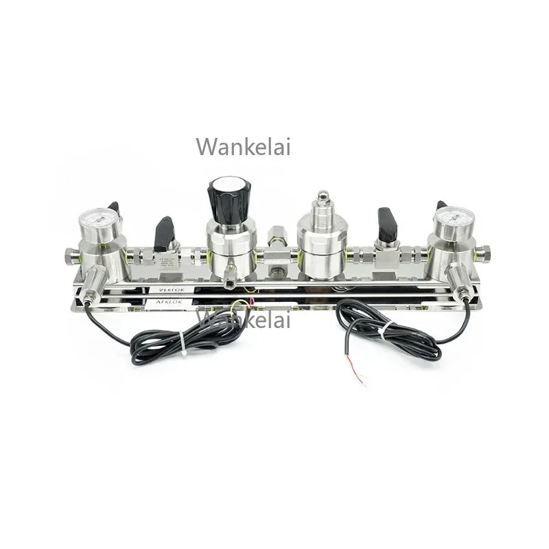 1/2"NPT F High Pressure Stainless Steel Semi-automatic Control Panel Changeover System with Pressure Regulator and Gauges
1/2"NPT F High Pressure Stainless Steel Semi-automatic Control Panel Changeover System with Pressure Regulator and Gauges