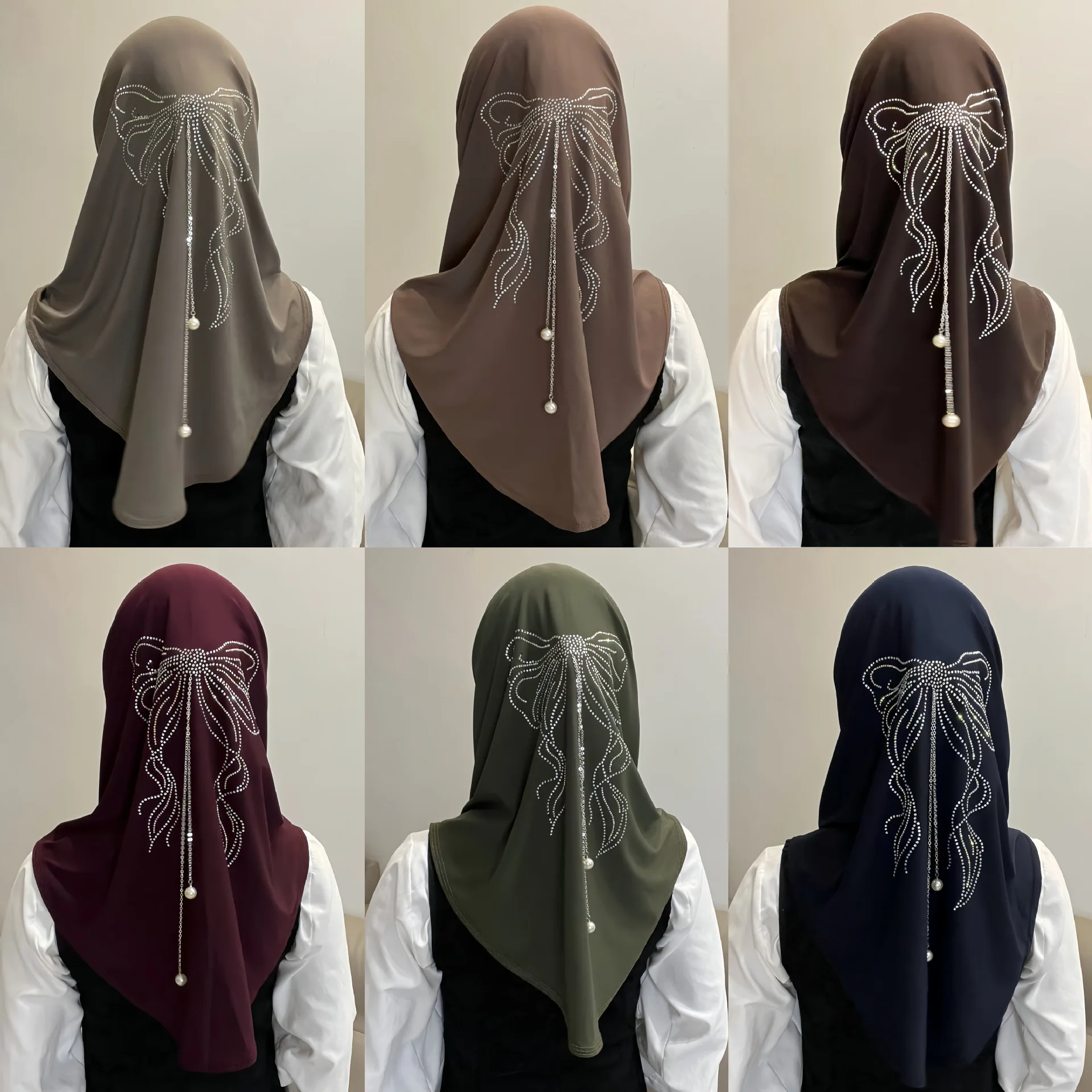 Luxury Bow Rhinestone Tassel Pendant Turban Solid Crystal Linen Soft Brim Beanie Easy Wear Pull-on Head Wrap Daily Headscarf
Luxury Bow Rhinestone Tassel Pendant Turban Solid Crystal Linen Soft Brim Beanie Easy Wear Pull-on Head Wrap Daily Headscarf