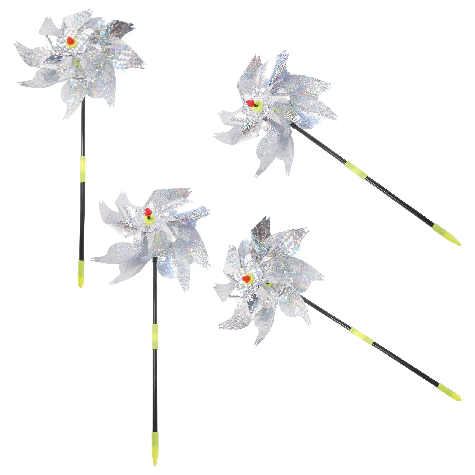 4pcs Bird Deterrent Windmill Reflective Flowers for Garden Yard Lawn Orchard Fishpond Camping Outdoor Spinners
4pcs Bird Deterrent Windmill Reflective Flowers for Garden Yard Lawn Orchard Fishpond Camping Outdoor Spinners