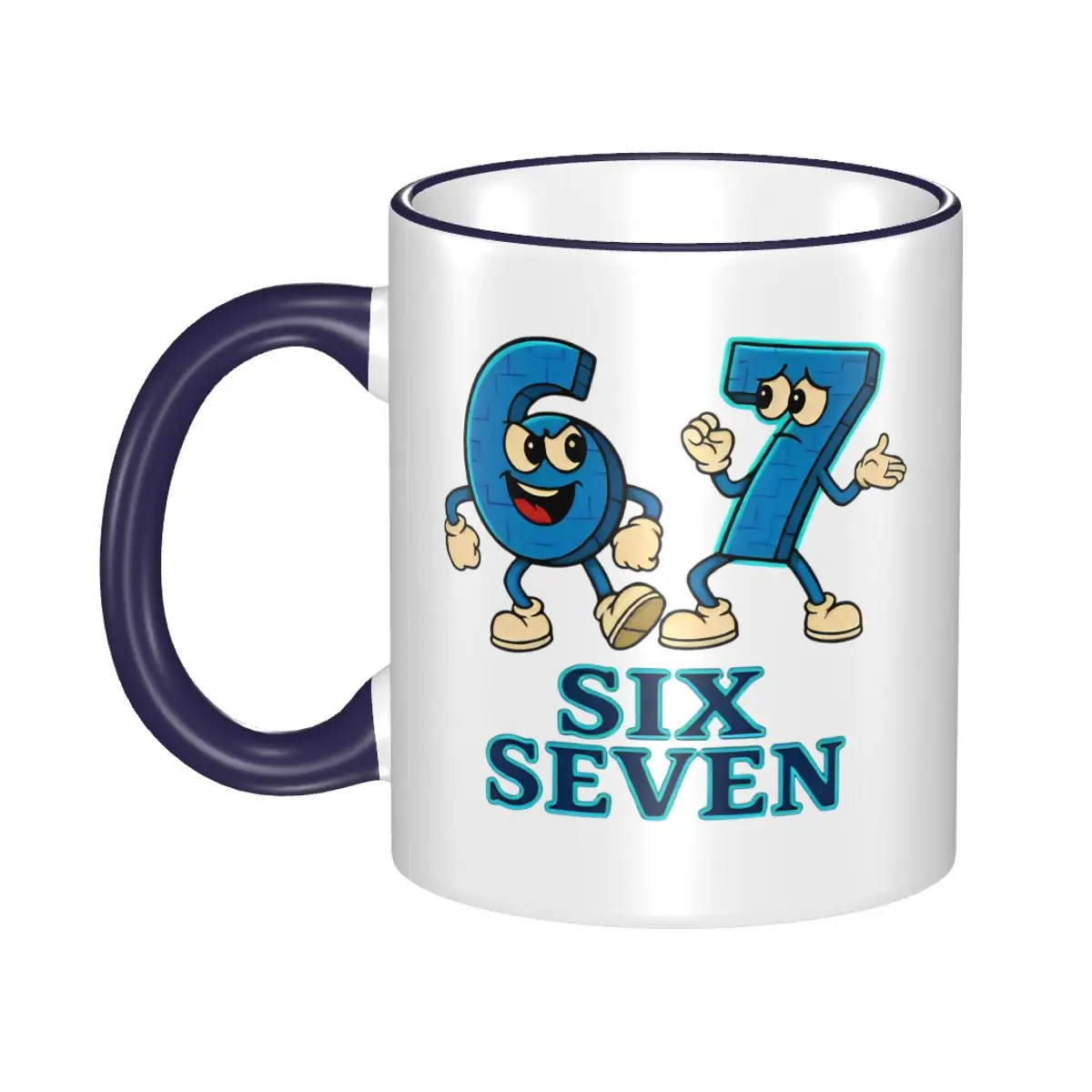 67 Six Seven Meme Gift Mug for Woman Man Kawaii Tea Cup Birthday Present for Office
67 Six Seven Meme Gift Mug for Woman Man Kawaii Tea Cup Birthday Present for Office