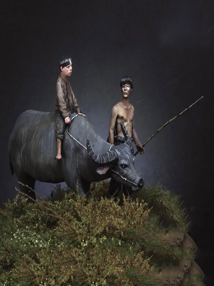 self-assembled New Unassembled 1/35 modern child and cattle in summer Resin Figure Unpainted Model Kit
self-assembled New Unassembled 1/35 modern child and cattle in summer Resin Figure Unpainted Model Kit