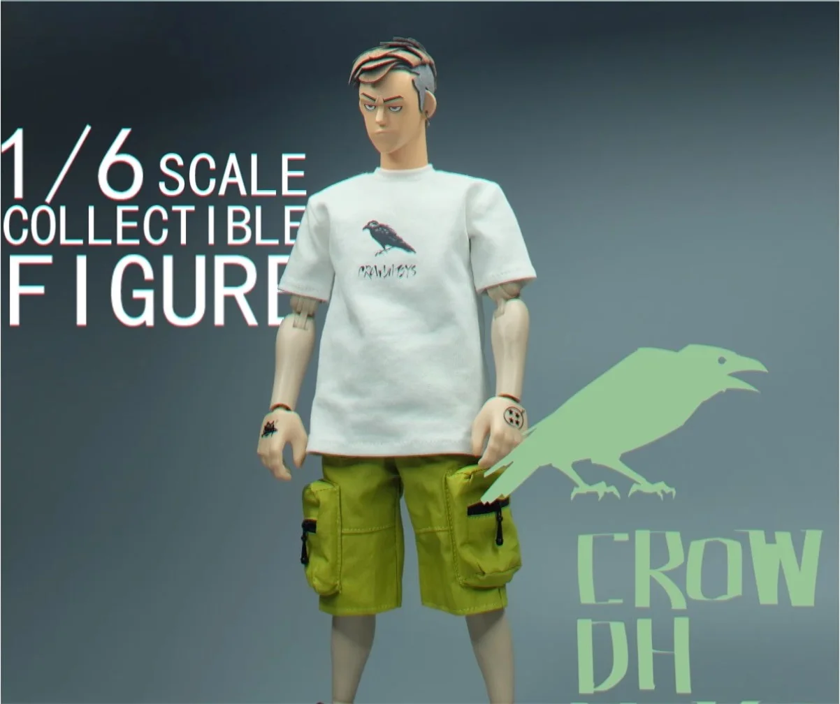 CROW DH TOYS 1/6 Scale Soldier Accessories Trendy Short Sleeved Large Pocket Pants Model For 12'' Action Figure Body In Stock
CROW DH TOYS 1/6 Scale Soldier Accessories Trendy Short Sleeved Large Pocket Pants Model For 12'' Action Figure Body In Stock